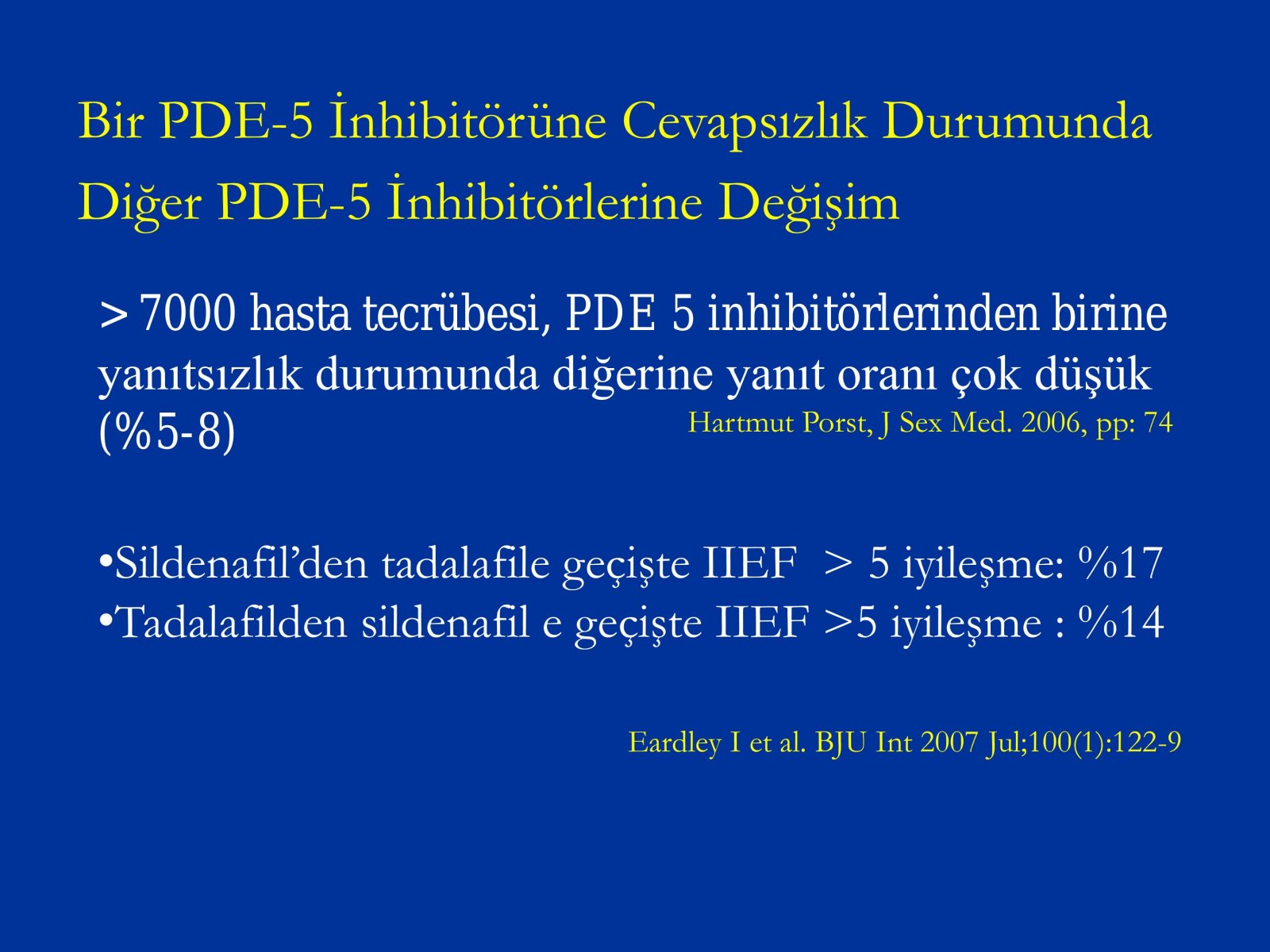 Erektil Disfonksiyon Tedavisi