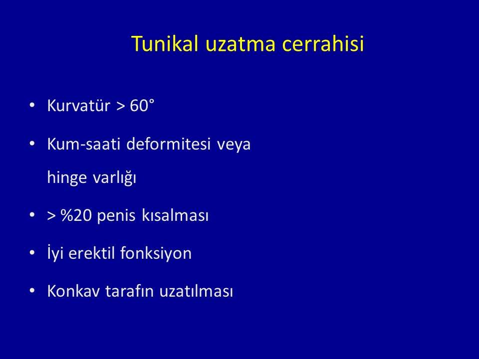 Peyronie Rekonstrüksiyon ve Penil Protez Teknikleri